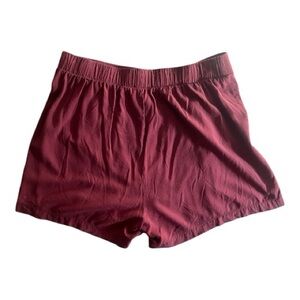 Torrid Feel the Fit Burgundy Shorts